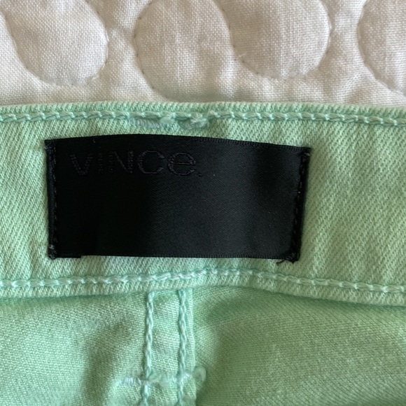 Vince mint green ankle jeans. Size 28. - Picture 2 of 3